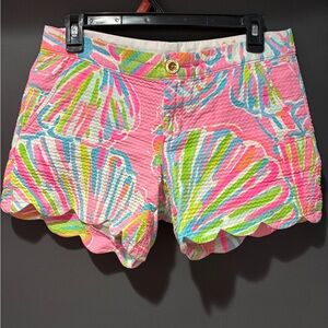 Lilly Pulitzer scalloped shorts